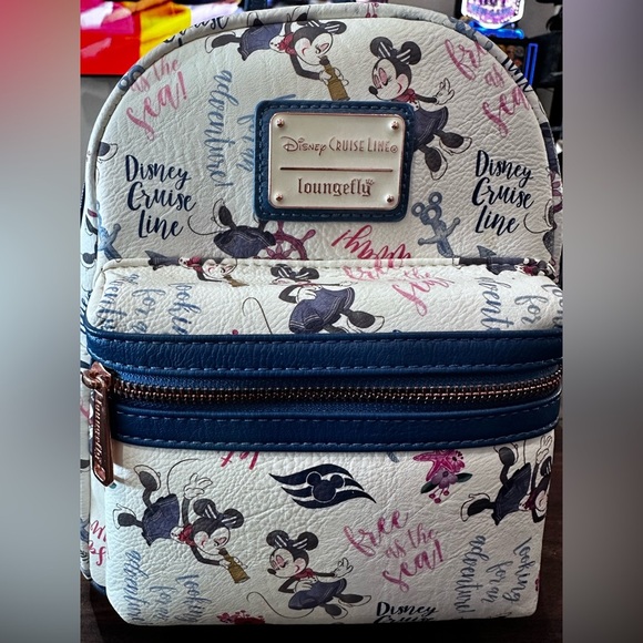 Loungefly Handbags - Disney Cruise Line DCL Minnie Mouse “Free As The Sea” Loungefly NWT​